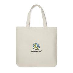 Vue VINGA Tote bag en toile recyclée AWARE™ Hilo de couleur blanc| Krokrodeal