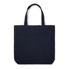 Vue VINGA Tote bag en toile recyclée AWARE™ Hilo de couleur bleu| Krokrodeal