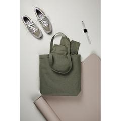 Vue VINGA Tote bag en toile recyclée AWARE™ Hilo de couleur vert| Krokrodeal