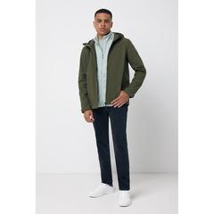 Vue Veste homme soft shell en polyester recyclé Iqoniq Makalu de couleur vert| Krokrodeal