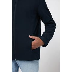 Vue Veste homme soft shell en polyester recyclé Iqoniq Makalu de couleur noir| Krokrodeal