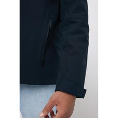 Vue Veste homme soft shell en polyester recyclé Iqoniq Makalu de couleur noir| Krokrodeal