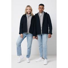 Vue Veste homme soft shell en polyester recyclé Iqoniq Makalu de couleur noir| Krokrodeal