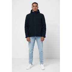 Vue Veste homme soft shell en polyester recyclé Iqoniq Makalu de couleur noir| Krokrodeal