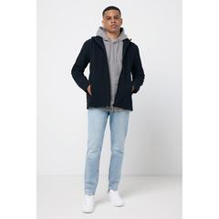 Vue Veste homme soft shell en polyester recyclé Iqoniq Makalu de couleur noir| Krokrodeal