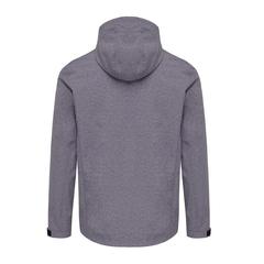 Vue Veste homme soft shell en polyester recyclé Iqoniq Makalu de couleur gris| Krokrodeal