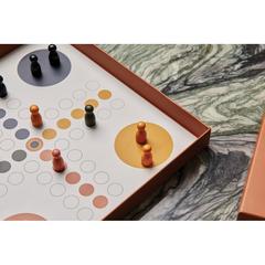 Vue VINGA Jeu de table basse Ludo de couleur noir| Krokrodeal