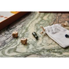 Vue VINGA Jeu de table basse Ludo de couleur noir| Krokrodeal