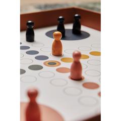 Vue VINGA Jeu de table basse Ludo de couleur noir| Krokrodeal