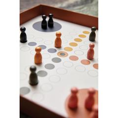 Vue VINGA Jeu de table basse Ludo de couleur noir| Krokrodeal