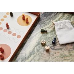 Vue VINGA Jeu de table basse Ludo de couleur noir| Krokrodeal