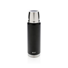 Vue Bouteille isotherme 0.5L Swiss Peak Elite de couleur noir| Krokrodeal