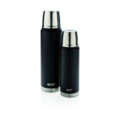 Vue Bouteille isotherme 0.5L Swiss Peak Elite de couleur noir| Krokrodeal