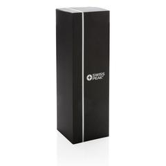 Vue Bouteille isotherme 0.5L Swiss Peak Elite de couleur noir| Krokrodeal