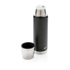 Vue Bouteille isotherme 0.5L Swiss Peak Elite de couleur noir| Krokrodeal
