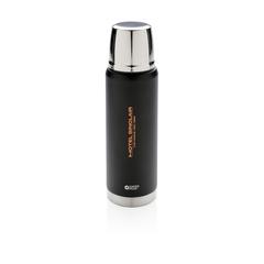 Vue Bouteille isotherme 0.5L Swiss Peak Elite de couleur noir| Krokrodeal