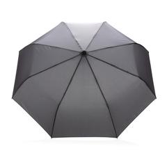 Vue Parapluie 21" automatique en rPET 190T Impact AWARE™ de couleur gris| Krokrodeal