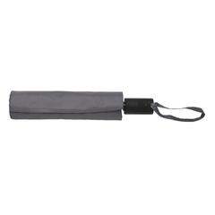 Vue Parapluie 21" automatique en rPET 190T Impact AWARE™ de couleur gris| Krokrodeal
