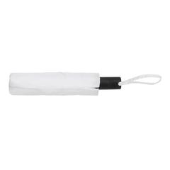Vue Parapluie 21" automatique en rPET 190T Impact AWARE™ de couleur blanc| Krokrodeal