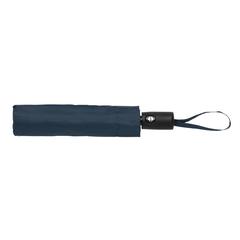 Vue Parapluie 21" automatique en rPET 190T Impact AWARE™ de couleur bleu| Krokrodeal