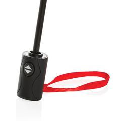 Vue Parapluie 21" automatique en rPET 190T Impact AWARE™ de couleur rouge| Krokrodeal