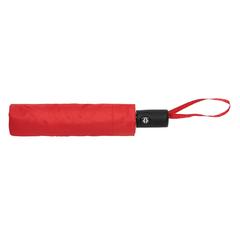 Vue Parapluie 21" automatique en rPET 190T Impact AWARE™ de couleur rouge| Krokrodeal