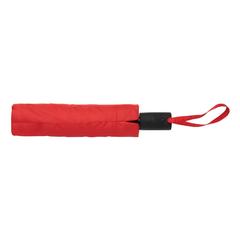 Vue Parapluie 21" automatique en rPET 190T Impact AWARE™ de couleur rouge| Krokrodeal