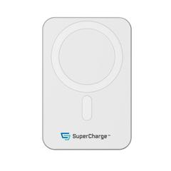 Vue Compton RCS plastique recyclé/aluminium 10 000 mAh powerbank de couleur gris| Krokrodeal