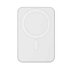 Vue Compton RCS plastique recyclé/aluminium 10 000 mAh powerbank de couleur gris| Krokrodeal