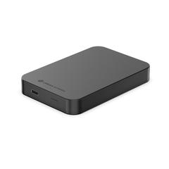 Vue Compton RCS plastique recyclé/aluminium 10 000 mAh powerbank de couleur noir| Krokrodeal