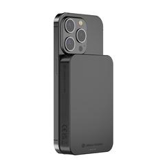 Vue Compton RCS plastique recyclé/aluminium 10 000 mAh powerbank de couleur noir| Krokrodeal