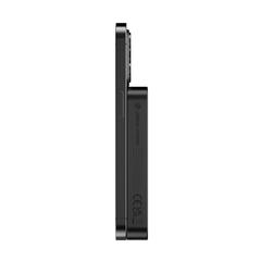 Vue Compton RCS plastique recyclé/aluminium 10 000 mAh powerbank de couleur noir| Krokrodeal