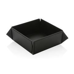 Vue Plateau de rangement magnétique en PU recyclé RCS Swiss Peak de couleur noir| Krokrodeal