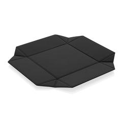 Vue Plateau de rangement magnétique en PU recyclé RCS Swiss Peak de couleur noir| Krokrodeal