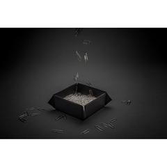 Vue Plateau de rangement magnétique en PU recyclé RCS Swiss Peak de couleur noir| Krokrodeal