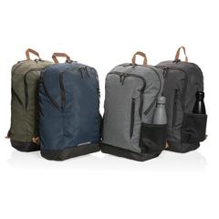 Vue Sac à dos Urban outdoor Impact AWARE™ de couleur bleu| Krokrodeal