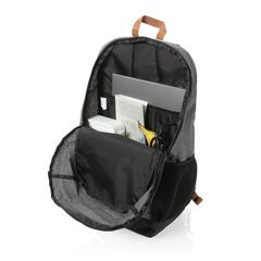 Vue Sac à dos Urban outdoor Impact AWARE™ de couleur gris| Krokrodeal