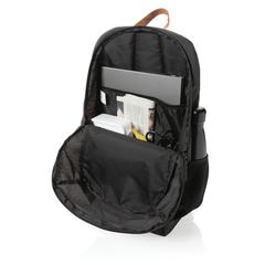 Vue Sac à dos Urban outdoor Impact AWARE™ de couleur noir| Krokrodeal