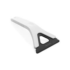 Vue Grattoir à glace 3 en 1 en plastique recyclé RCS Polard de couleur blanc| Krokrodeal