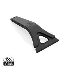 Vue Grattoir à glace 3 en 1 en plastique recyclé RCS Polard de couleur noir| Krokrodeal