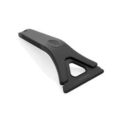 Vue Grattoir à glace 3 en 1 en plastique recyclé RCS Polard de couleur noir| Krokrodeal