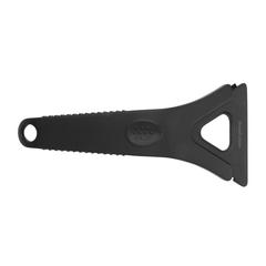 Vue Grattoir à glace 3 en 1 en plastique recyclé RCS Polard de couleur noir| Krokrodeal