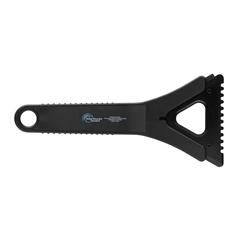Vue Grattoir à glace 3 en 1 en plastique recyclé RCS Polard de couleur noir| Krokrodeal