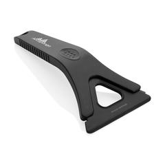 Vue Grattoir à glace 3 en 1 en plastique recyclé RCS Polard de couleur noir| Krokrodeal