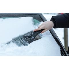 Vue Grattoir à glace 3 en 1 en plastique recyclé RCS Polard de couleur noir| Krokrodeal