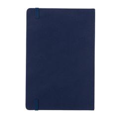 Vue Carnet A5 en rPET certifié GRS de couleur bleu| Krokrodeal