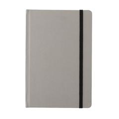 Vue Carnet A5 en rPET certifié GRS de couleur gris| Krokrodeal