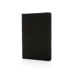 Vue Carnet A5 en rPET certifié GRS de couleur noir| Krokrodeal