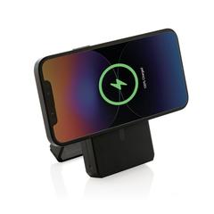 Vue Powerbank solaire 5000 mAh et 10W en plastique RCS Skywave de couleur noir| Krokrodeal