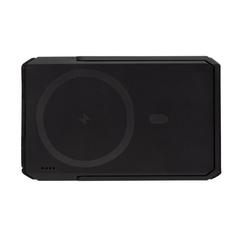 Vue Powerbank solaire 5000 mAh et 10W en plastique RCS Skywave de couleur noir| Krokrodeal